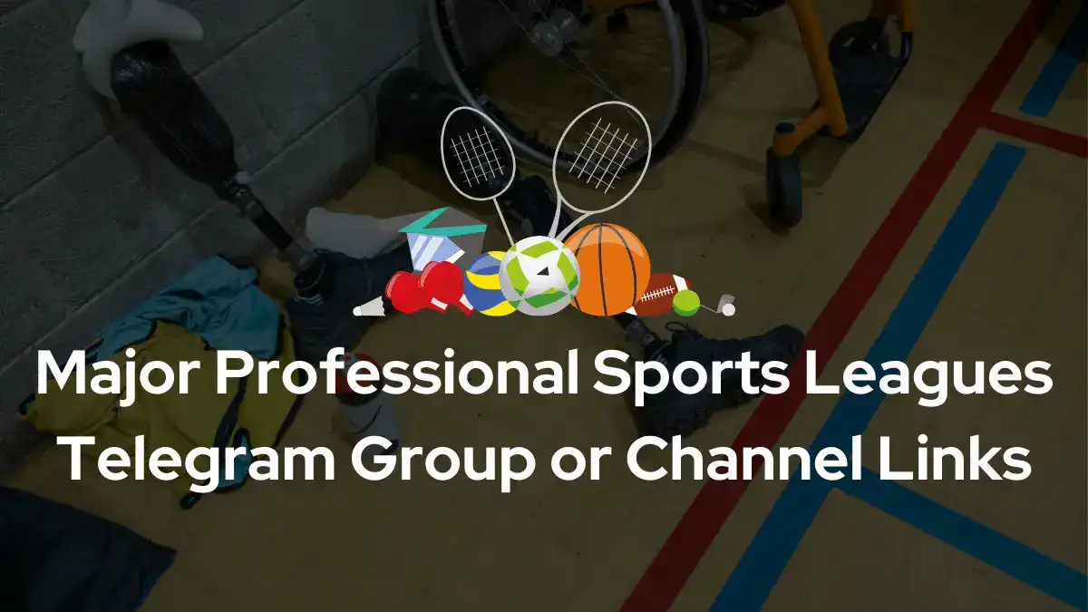 Major Professional Sports Leagues Telegram Group Channel Links