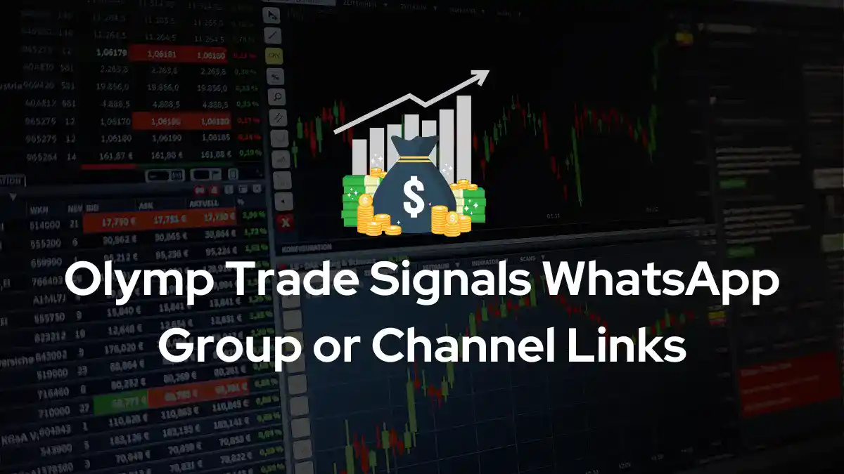 Olymp Trade Signals WhatsApp Group Channel Links